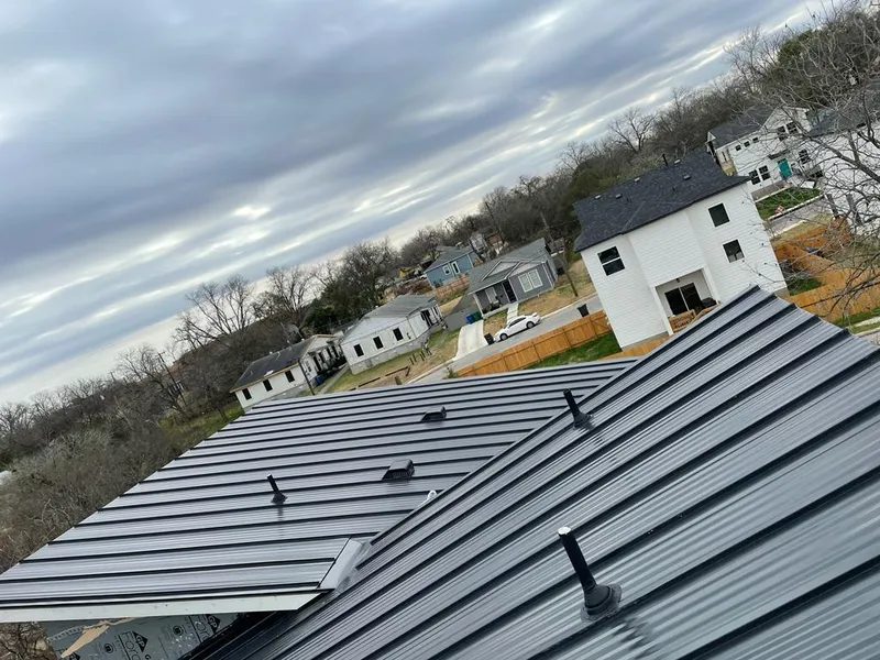 Standing seam metal roof panels with vents for Skylight Repair in Bradfordville